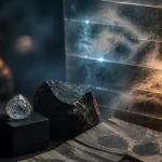 Formation des diamants sous pression, kimberlite remonte le diamant brut