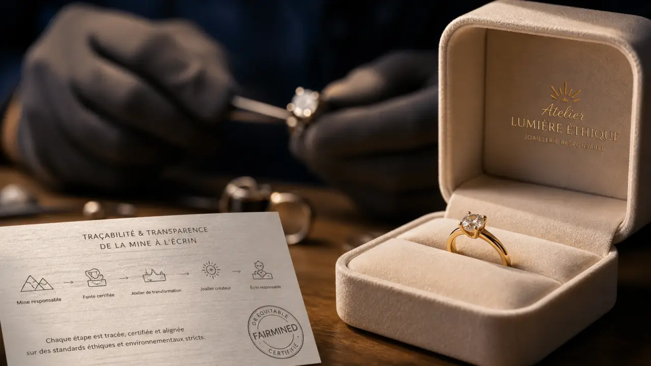JEM Jewellery Ethically Minded : bijou or 18 carats avec traçabilité Fairmined