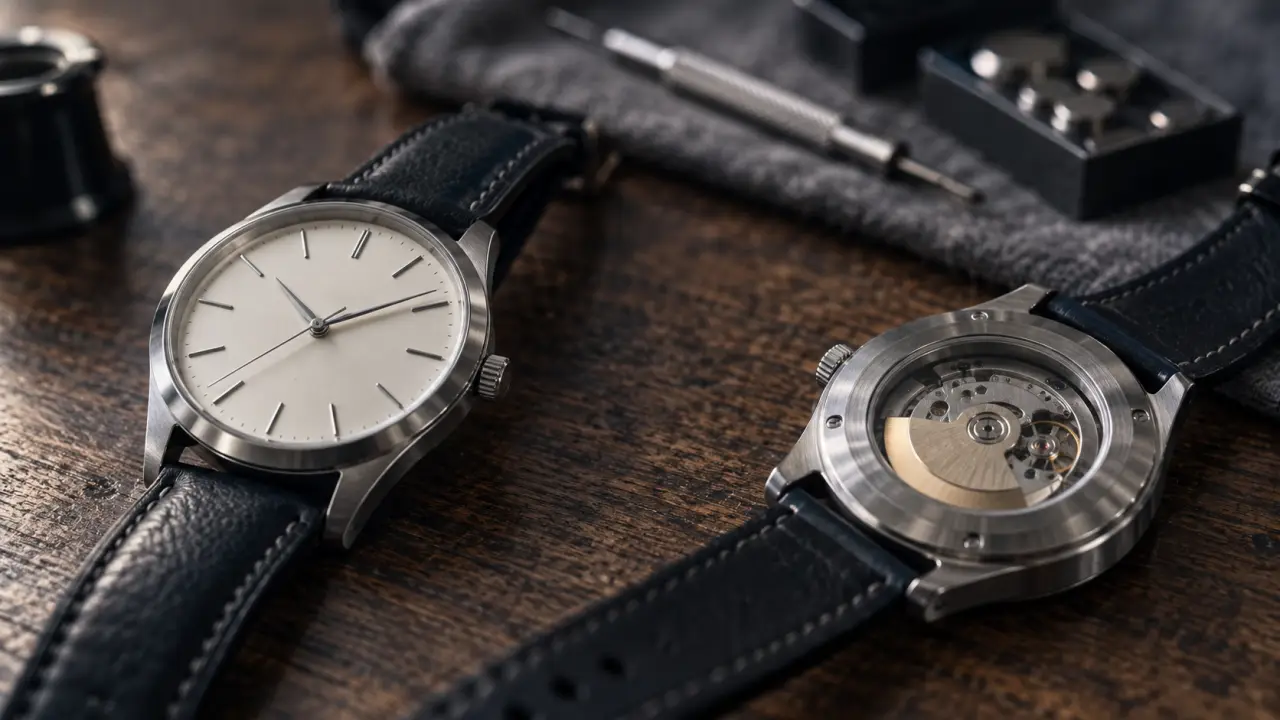 Montre à quartz ou automatique : cadran net vs rotor visible