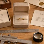 Site de vente de bijoux en or d'occasion : bague, écrin, certificat et garantie